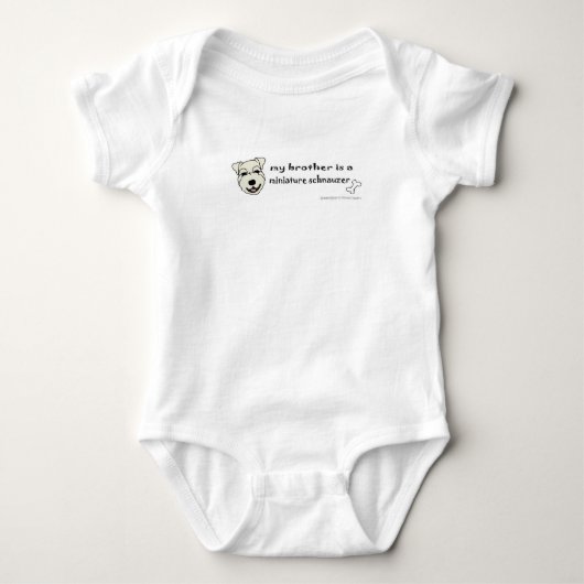miniature schnauzer romper (Voorkant)