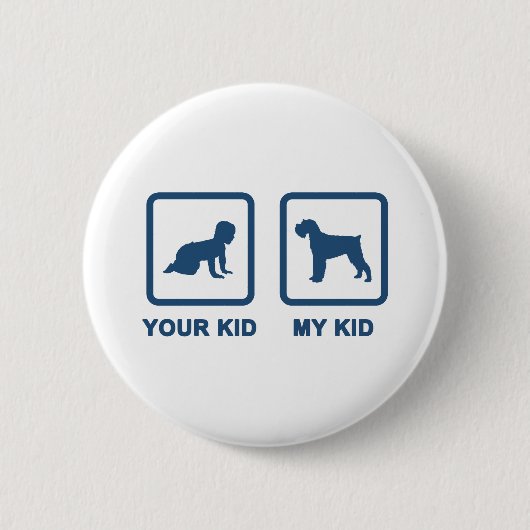 Miniature Schnauzer Ronde Button 5,7 Cm (Voorkant)