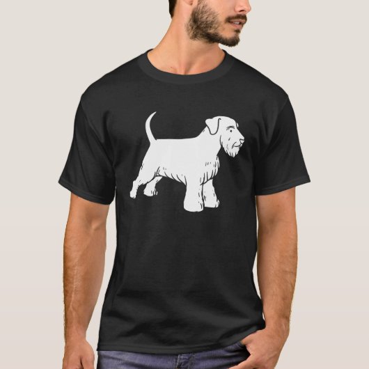 Miniature Schnauzer Schnauzer  2 T-shirt (Voorkant)