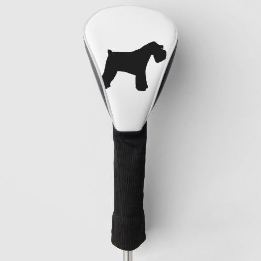 Miniature_Schnauzer silo Golfheadcover (Voorkant)