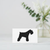 Miniature_Schnauzer silo Visitekaartje (Staand voorkant)