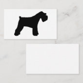 Miniature_Schnauzer silo Visitekaartje (Voorkant / Achterkant)