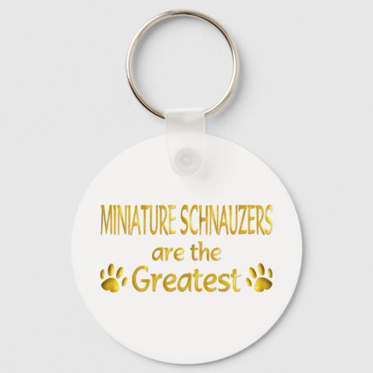 Miniature Schnauzer Sleutelhanger (Voorkant)