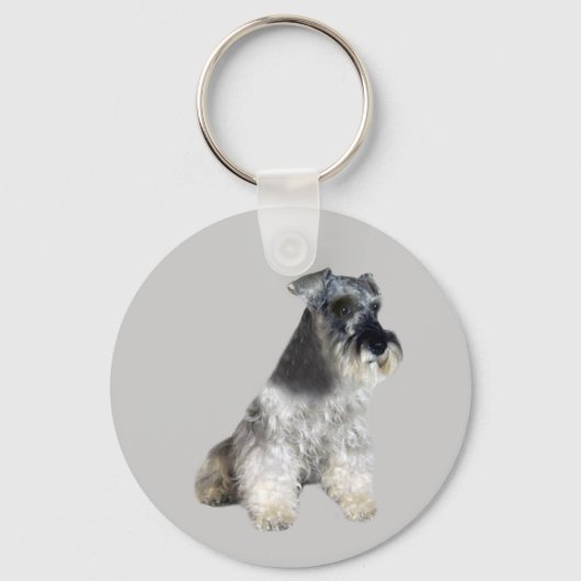 Miniature Schnauzer Sleutelhanger (Voorkant)