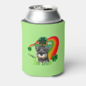Miniature Schnauzer St Patricks Blikjeskoeler (Blikje Achterkant)