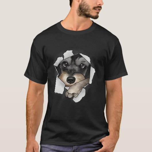 Miniature Schnauzer T-shirt (Voorkant)