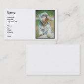 Miniature Schnauzer Visitekaartje (Voorkant / Achterkant)