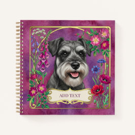 Miniature Schnauzer Zout en Peper Notitieboek