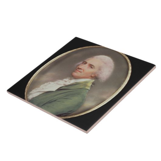 Miniature Self Portrait Tegeltje (Zijkant)