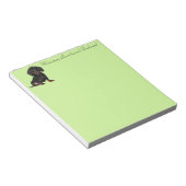 Miniature Short Haire Dachsund Notitieblok (Schuin)