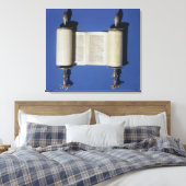 Miniature Torah Scroll, 1765 Canvas Afdruk (Insitu (Slaapkamer))