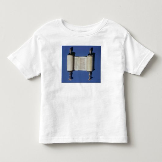 Miniature Torah Scroll, 1765 Kinder Shirts (Voorkant)