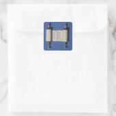 Miniature Torah Scroll, 1765 Vierkante Sticker (Tas)