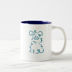 Miniature White Schnauzer Coffee Mok