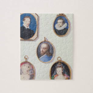 Miniaturen. van LtoR, TtoB: Sir Arundel Talbot U Legpuzzel
