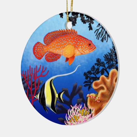Miniatus Grouper Coral Reef Ornament (Links)