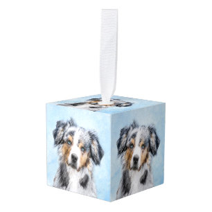 Miniatuur American Shepherd Painting - Dog Art Decoratie
