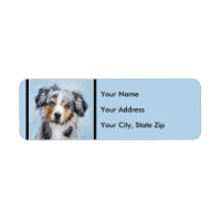 Miniatuur American Shepherd Painting - Dog Art