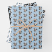 Miniatuur American Shepherd Painting - Dog Art Inpakpapier Vel (In situ)