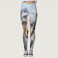 Miniatuur American Shepherd Painting - Dog Art