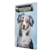 Miniatuur American Shepherd Painting - Dog Art Mini Klembord (Angled2)
