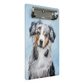 Miniatuur American Shepherd Painting - Dog Art Mini Klembord (Schuin)
