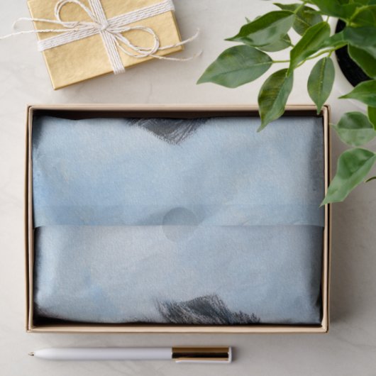 Miniatuur American Shepherd Painting - Dog Art Tissuepapier (Geschenk)