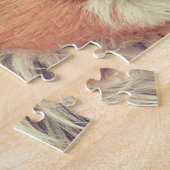 Miniatuur Amerikaanse Herder Red Merle Legpuzzel (Zijkant)