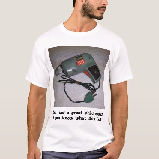 Miniatuur Antiek PowerMite Drill T-Shirt (Voorkant)