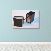 Miniatuur Artis Boek niet met de doos open Canvas (Insitu (Houten vloer))