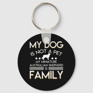 Miniatuur Australian Shepherd is familie Sleutelhanger