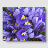 Miniatuur Blue Iriss Spring Floral Gastenboek (Achterkant)