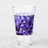 Miniatuur Blue Iriss Spring Floral Glas (Voorkant)