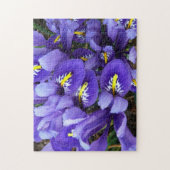 Miniatuur Blue Iriss Spring Floral Legpuzzel (Verticaal)