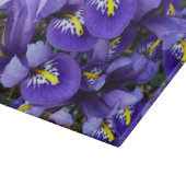 Miniatuur Blue Iriss Spring Floral Snijplank (Hoek)