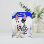 Miniatuur Bull Terrier Briefkaart (Staand voorkant)