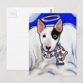 Miniatuur Bull Terrier Briefkaart (Voorkant / Achterkant)