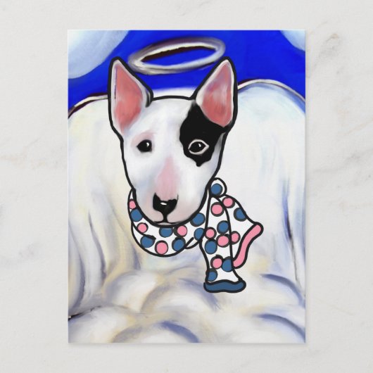 Miniatuur Bull Terrier Briefkaart (Voorkant)