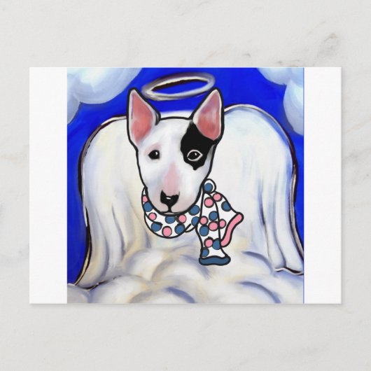 Miniatuur Bull Terrier Briefkaart (Voorkant)