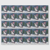 Miniatuur Bull Terrier Cadeaupapier (Vlak)