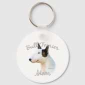 Miniatuur Bull Terrier Moeder 2 Sleutelhanger (Achterkant)