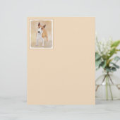 Miniatuur Bull Terrier Painting - Cute Original Do (Staand voorkant)