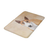 Miniatuur Bull Terrier Painting - Cute Original Do Badmat (Gekanteld)