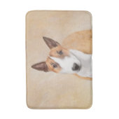 Miniatuur Bull Terrier Painting - Cute Original Do Badmat (Voorkant Verticaal)