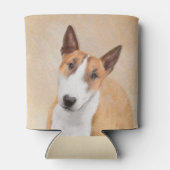 Miniatuur Bull Terrier Painting - Cute Original Do Blikjeskoeler (Achterkant)