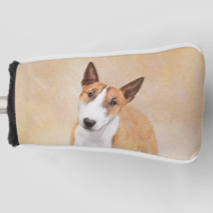 Miniatuur Bull Terrier Painting - Cute Original Do Golfheadcover