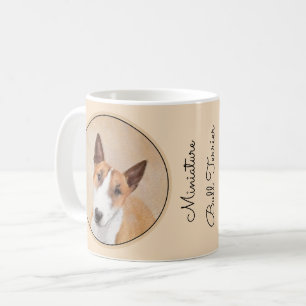 Miniatuur Bull Terrier Painting - Cute Original Do Koffiemok