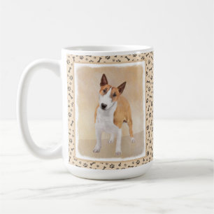 Miniatuur Bull Terrier Painting - Cute Original Do Koffiemok