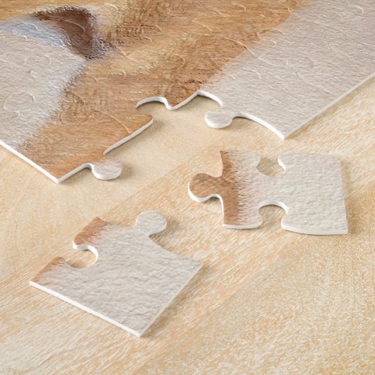 Miniatuur Bull Terrier Painting - Cute Original Do Legpuzzel (Zijkant)