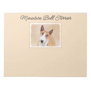 Miniatuur Bull Terrier Painting - Cute Original Do Notitieblok